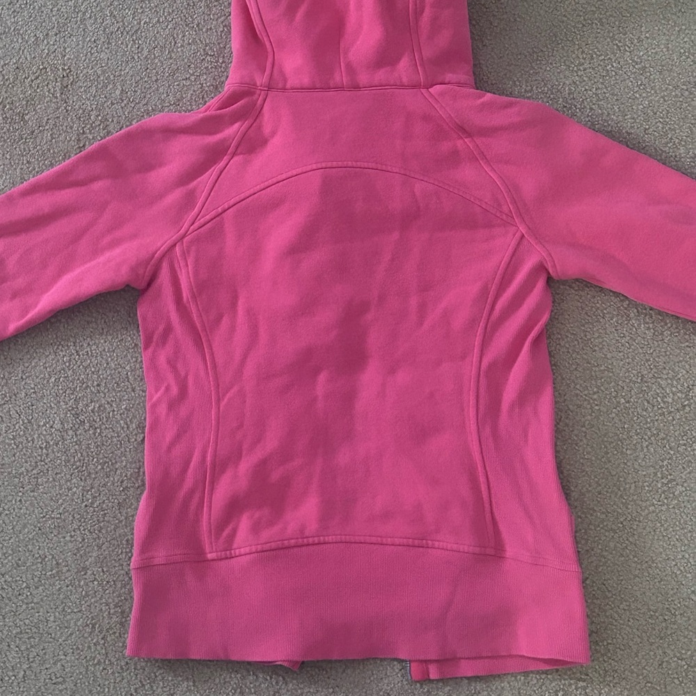 Pink Lululemonn full zip scuba - size 4 - Picture 3 of 5